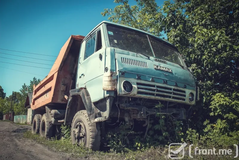 КАМАЗ 5320 грузовой заброшенный