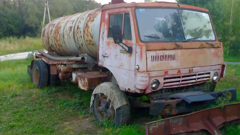 КАМАЗ 5320 заброшенный