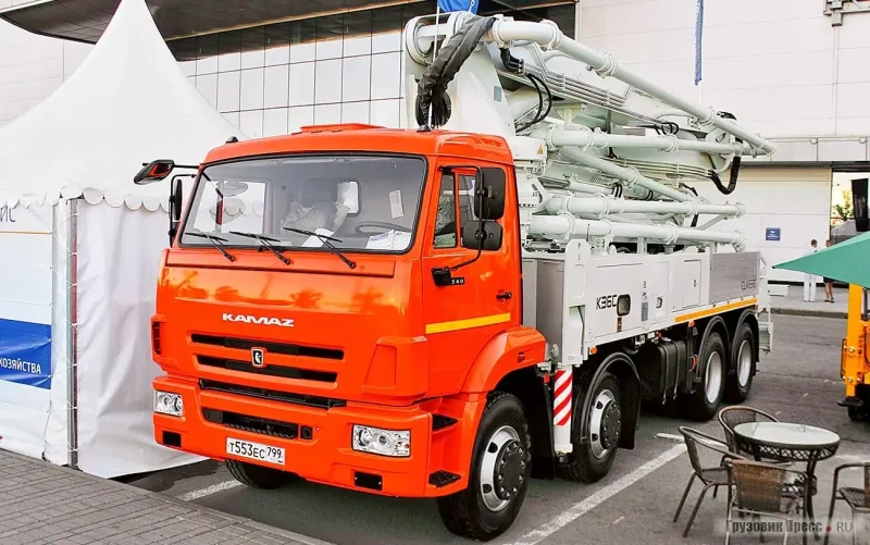 Автобетононасос КАМАЗ 6540