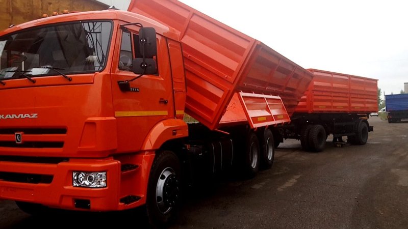 КАМАЗ 65115 зерновоз