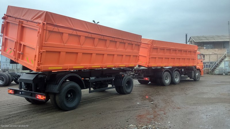 Зерновоз КАМАЗ 65115 самосвал