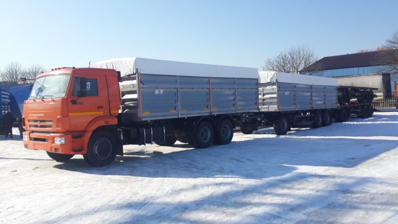 КАМАЗ 65115 зерновоз новый
