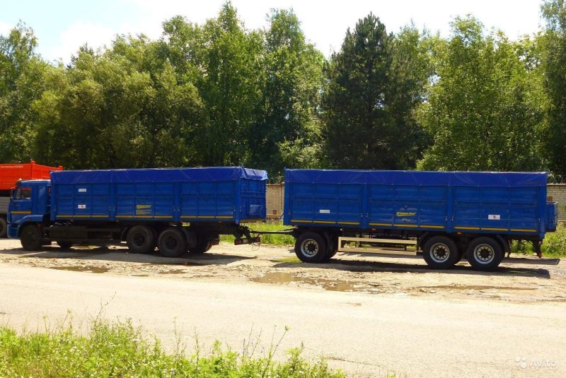 КАМАЗ 65117 С прицепом