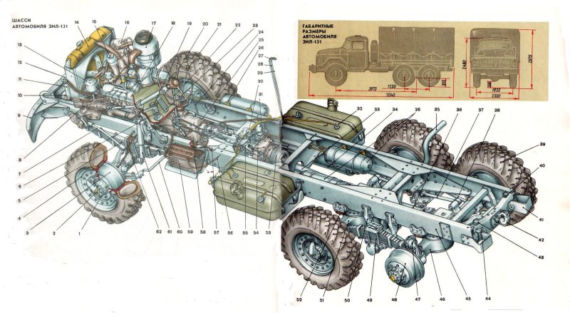 Задний редуктор КАМАЗ 55111