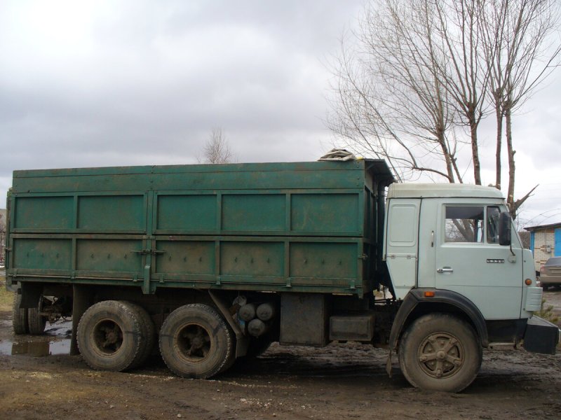 КАМАЗ 5320 бортовой с прицепом