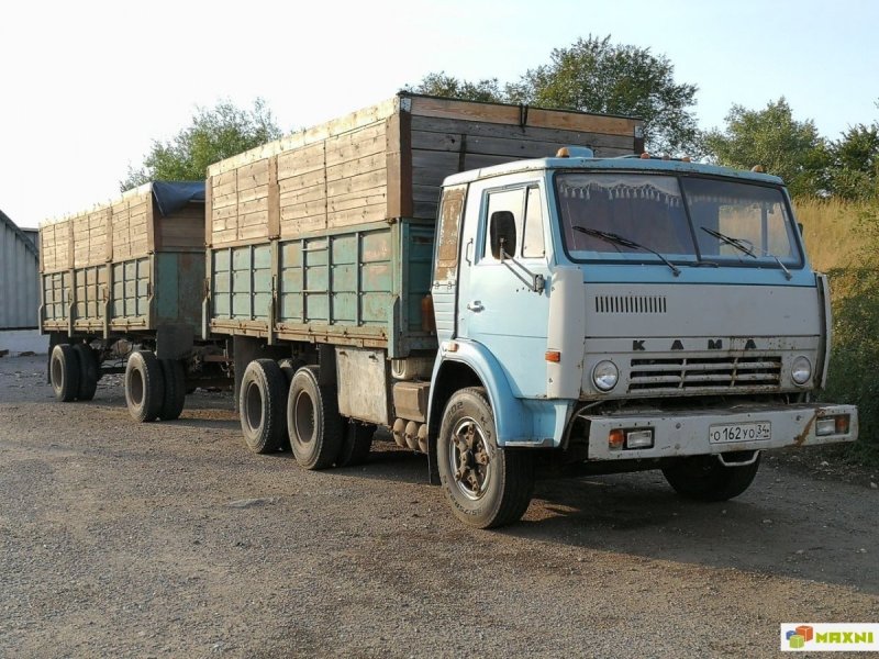 КАМАЗ 5320 бортовой с прицепом