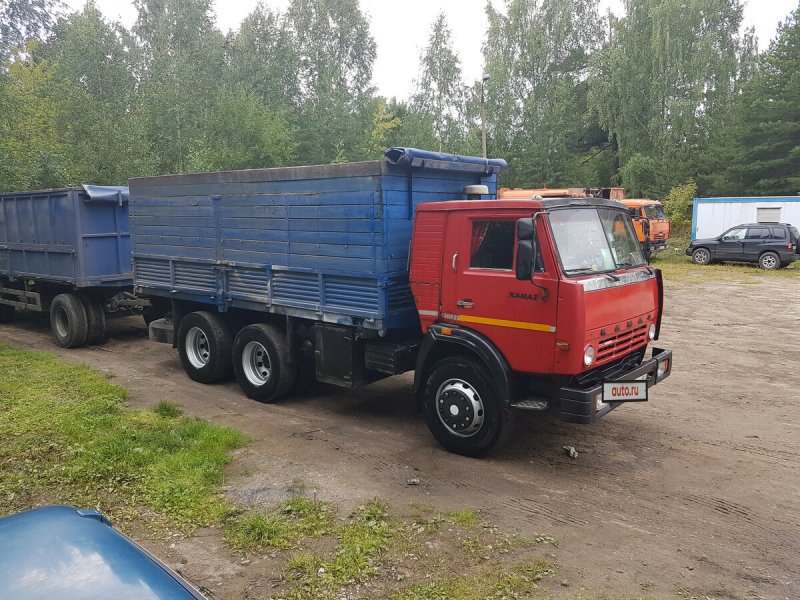 КАМАЗ 5320 зерновоз с прицепом
