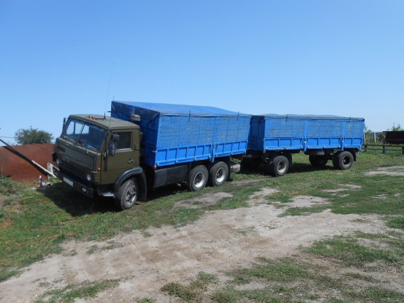 КАМАЗ 5320 С прицепом