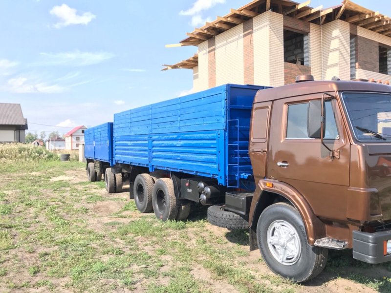 КАМАЗ 5320 бортовой зерновоз