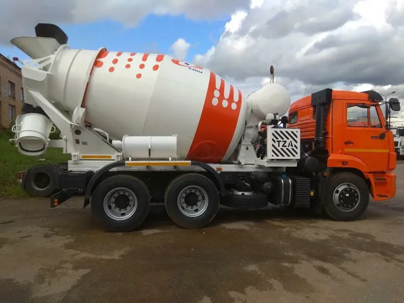 Автобетоносмеситель 581471 на шасси КАМАЗ 65115-773932-50 евро 5 7м3