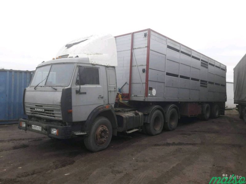 КАМАЗ тягач с полуприцепом