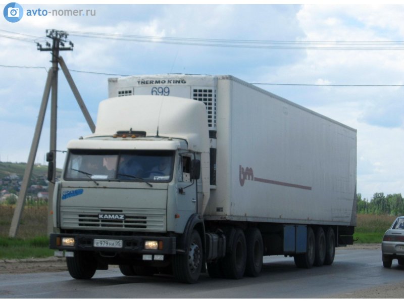 КАМАЗ 54115 С полуприцепом