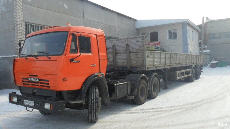 КАМАЗ 65116 С полуприцепом бортовой