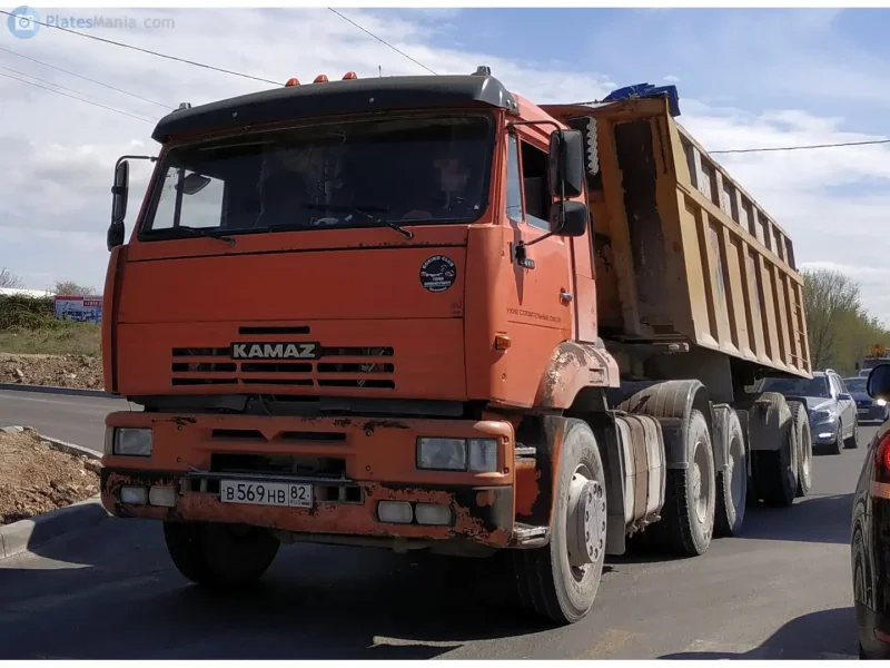 Тонированный КАМАЗ 6520