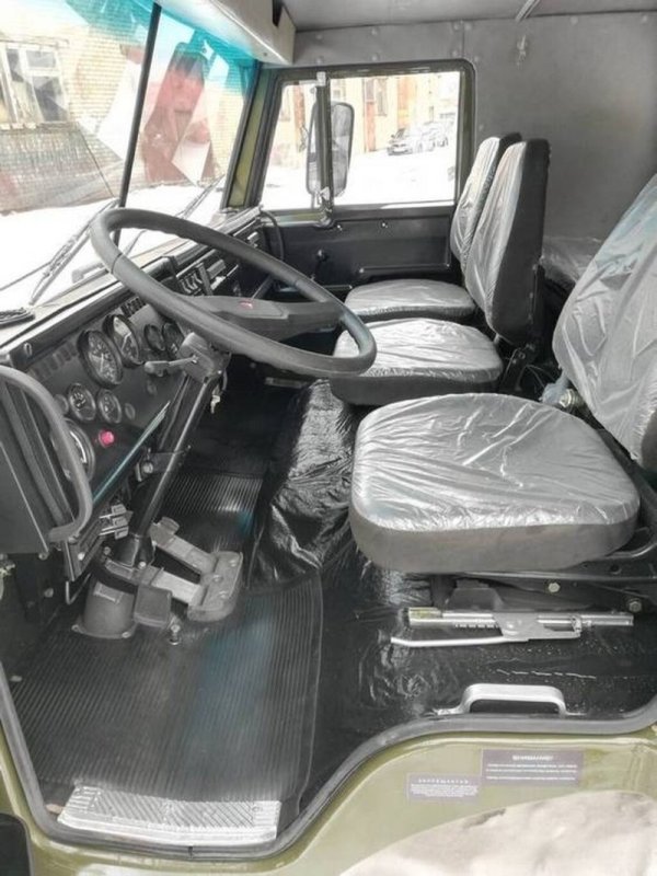 Кабина КАМАЗ 4310 изнутри