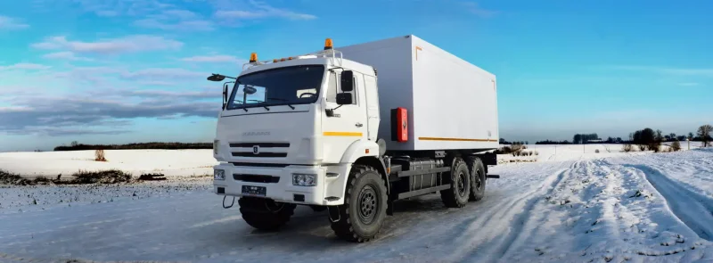 КАМАЗ 6х6 термобудка
