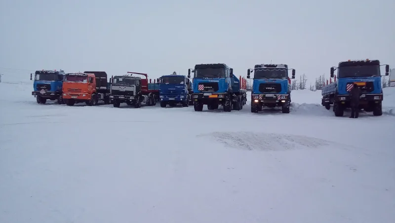 КАМАЗ 5320 на севере