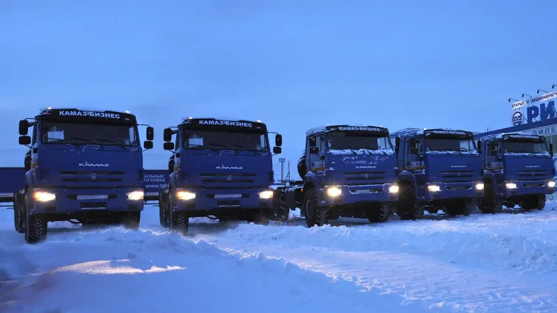 КАМАЗ 44108 на севере