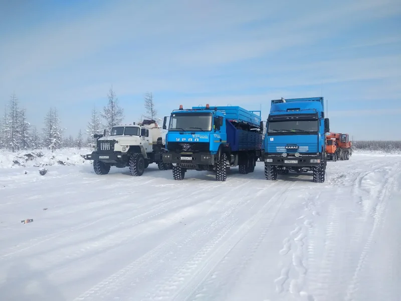 КАМАЗ 43118 на зимнике