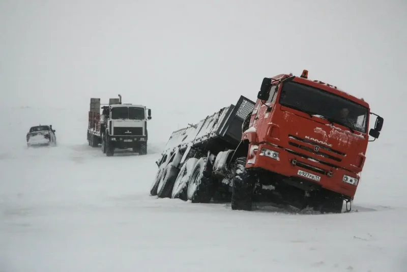 КАМАЗ зимник Север