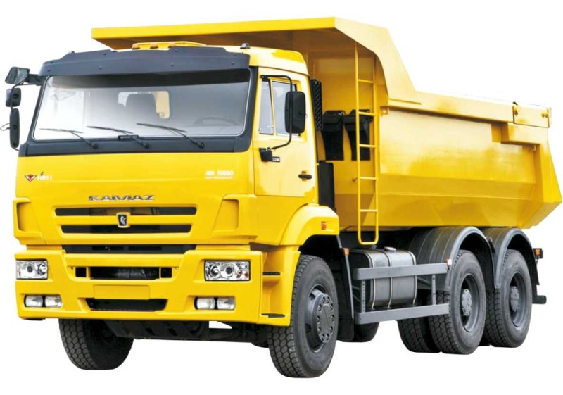 КАМАЗ 65116 цвет желтый