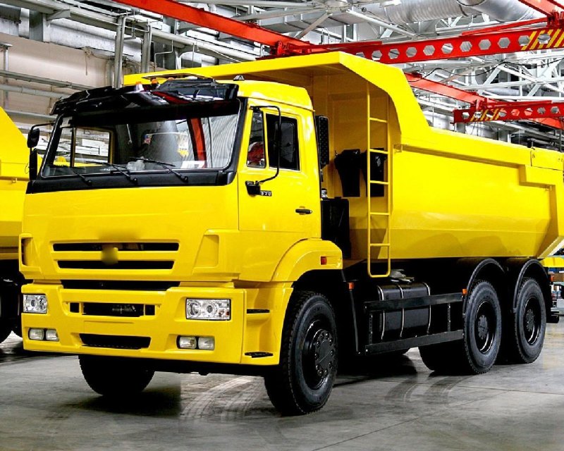 КАМАЗ 65115 желтый