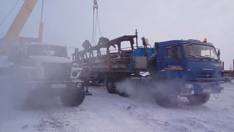 КРАЗ 6322 трубовоз