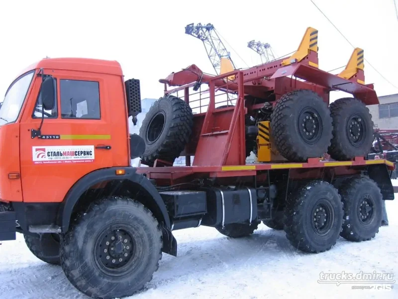 Лесовоз плетевоз КАМАЗ 43118