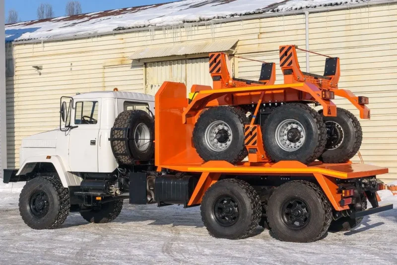 Трубовоз КАМАЗ 43118