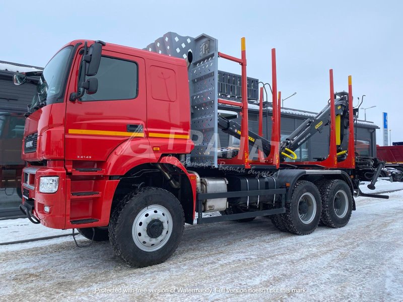 КАМАЗ 6580 С прицепом
