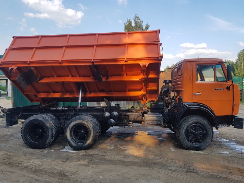 КАМАЗ 55102 сельхозник оранжевый