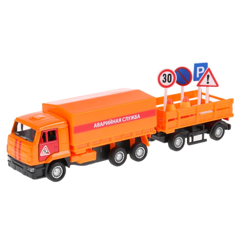 Мусоровоз Технопарк КАМАЗ (SB-16-25-WB) 12 см