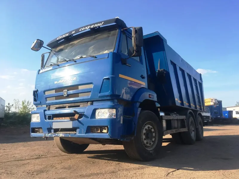КАМАЗ 6520 самосвал синий евро 2