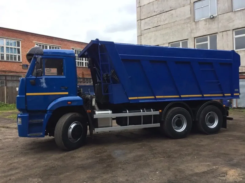 КАМАЗ 65115 самосвал синий