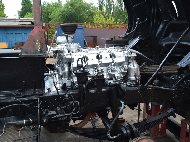 КАМАЗ 5350 снизу