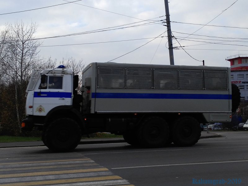 КАМАЗ полиция салон