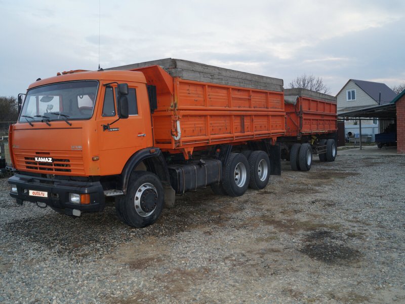 КАМАЗ оранжевый самосвал 45143