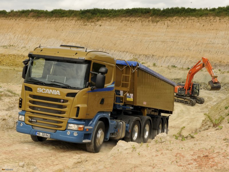 Самосвал Scania g420