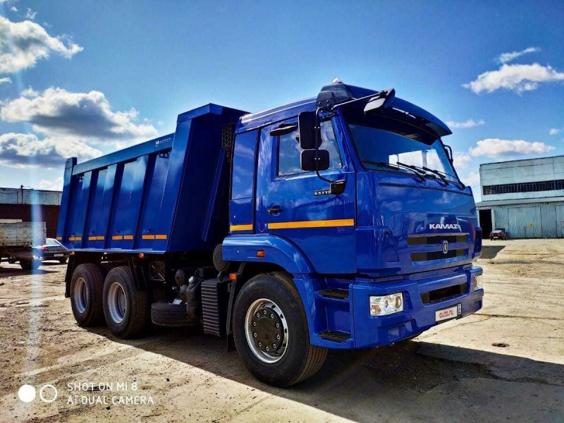 КАМАЗ 65115 самосвал синий
