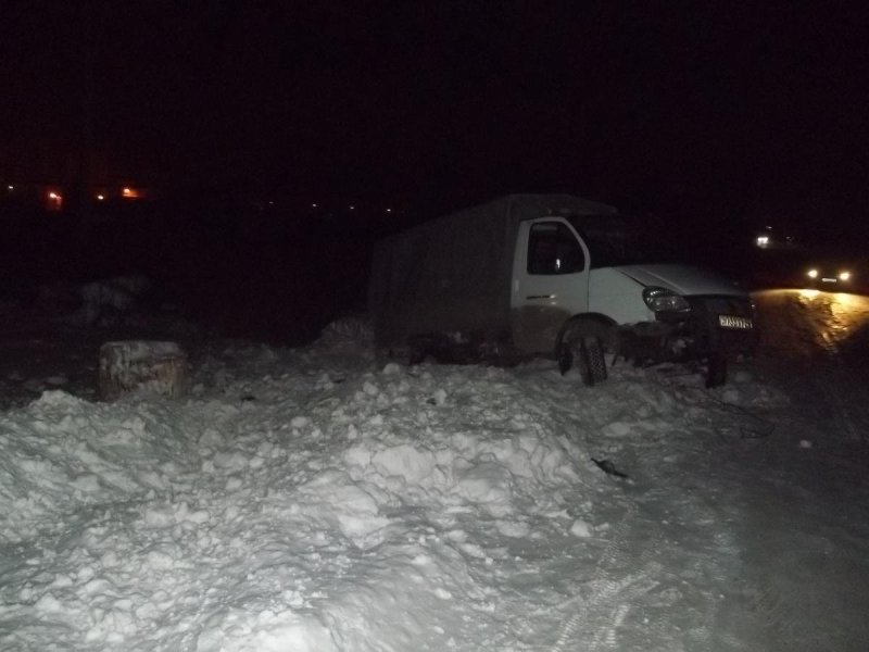 Водитель газели уснул за рулем