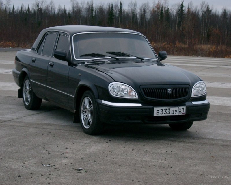 Волга ГАЗ 31105 чёрная