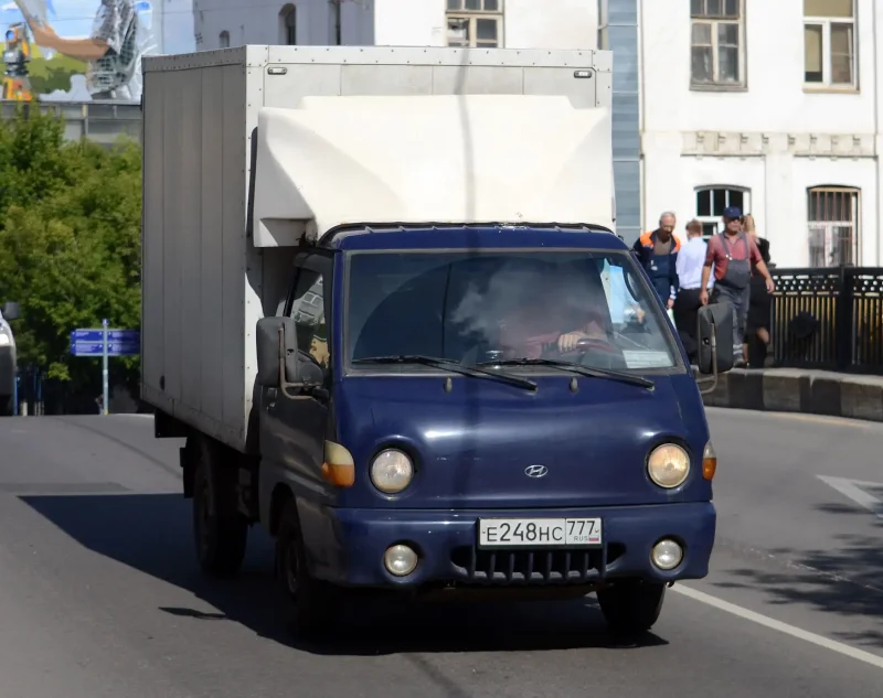 Хундай Портер с госномером н 774 МС 799