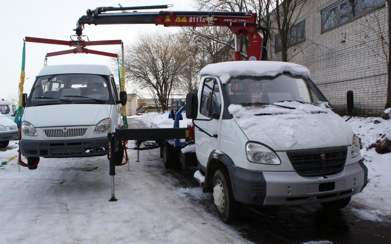 ГАЗ Валдай манипулятор