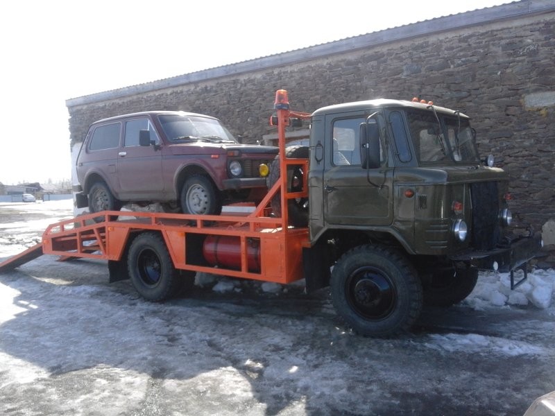ГАЗ 3307 4х4 эвакуатор