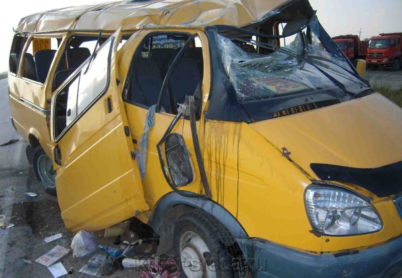 Авария на газели в Ингушетии