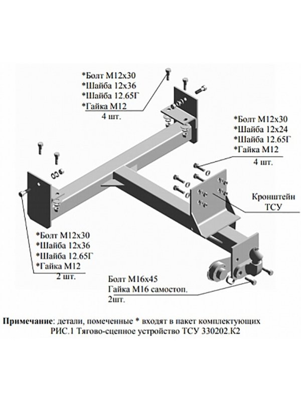ТСУ на Газель 2705