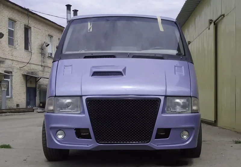 Тюнингованный бампер на Газель