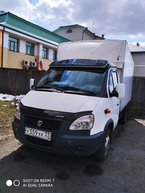 Белый кощврек Газель 3302