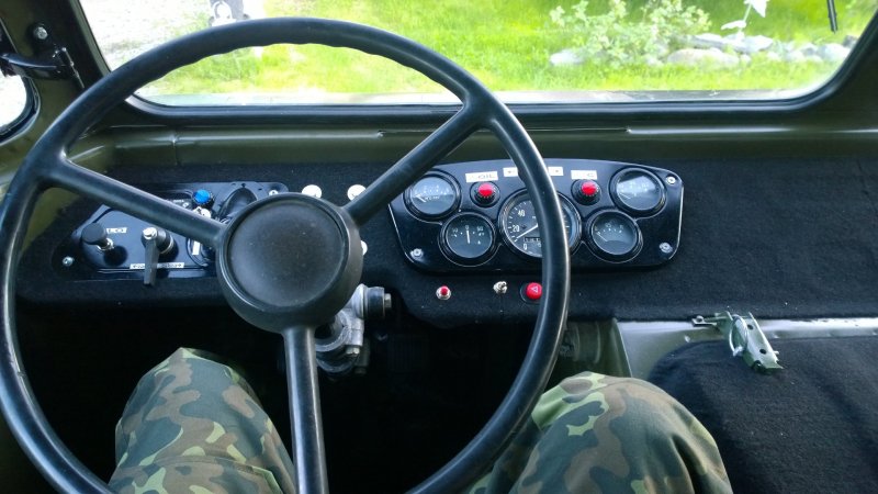 Панель управления ГАЗ 66