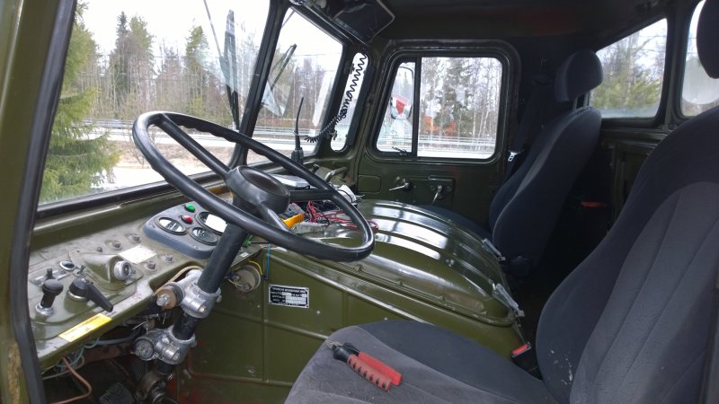 ГАЗ 66 салон кабины